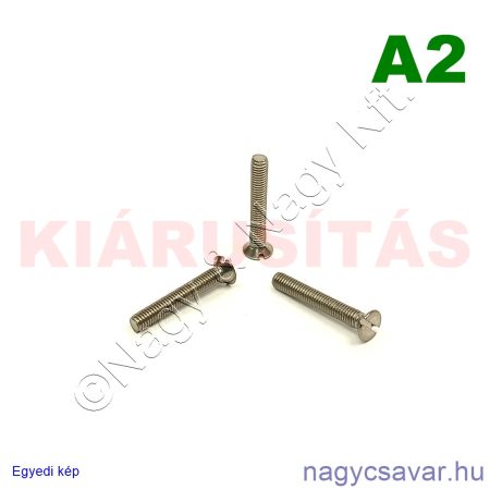 M3x20 sf.eh.csavar A2**