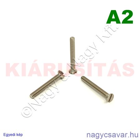 M3x25 sf.eh.csavar A2**