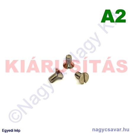 M4x8 sf.eh.csavar A2**