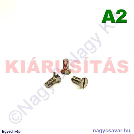 M4x10 sf.eh.csavar A2**
