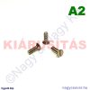 M4x12 sf.eh.csavar A2**