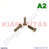 M4x16 sf.eh.csavar A2** M4x16 sf.eh.csavar A2**