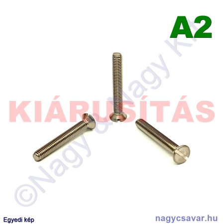 M4x30 sf.eh.csavar A2**