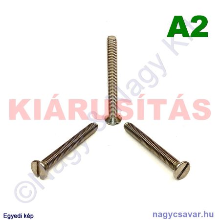 M4x35 sf.eh.csavar A2**