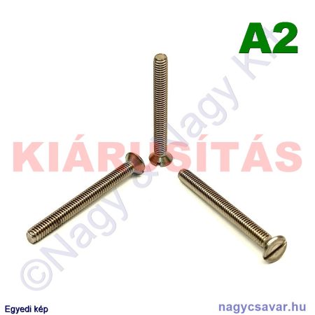 M4x40 sf.eh.csavar A2**