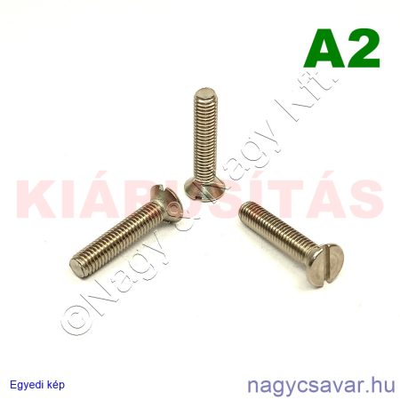 M5x25 sf.eh.csavar A2**