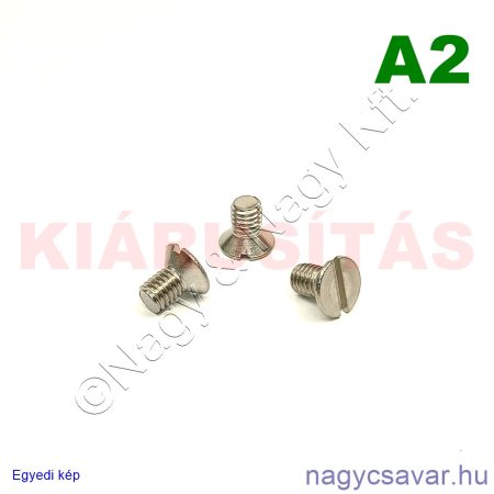 M6x10 sf.eh.csavar A2**