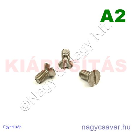 M6x12 sf.eh.csavar A2**