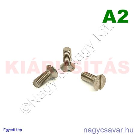 M6x16 sf.eh.csavar A2**