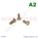 M6x16 sf.eh.csavar A2**