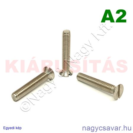 M6x30 sf.eh.csavar A2**