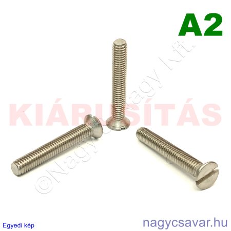 M6x35 sf.eh.csavar A2**