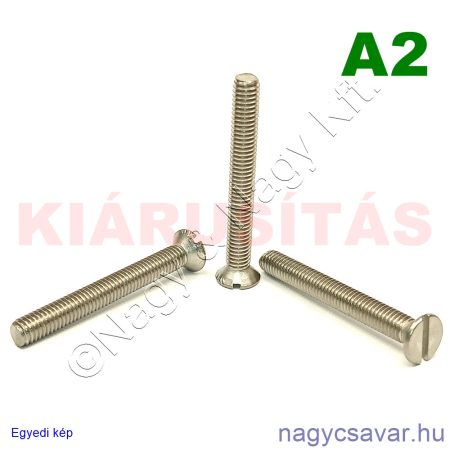 M6x45 sf.eh.csavar A2**