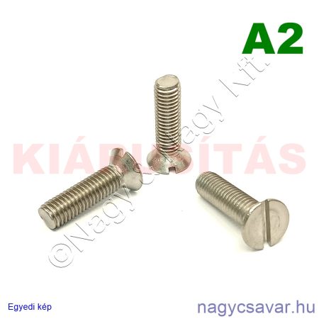 M8x25 sf.eh.csavar A2**