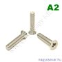 M2x10 sf.xh.csavar A2