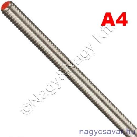 M6 menetes rúd A4