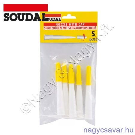 Szilikoncsőr 5db/cs SOUDAL