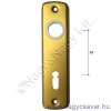 Ajtócím EL 74/55kly. F3 sárga Ajtócím EL 74/55kly. F3 sárga