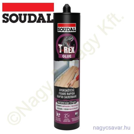 T-REX gyorskötésű szerelőragasztó lila  290ml SOUDAL 