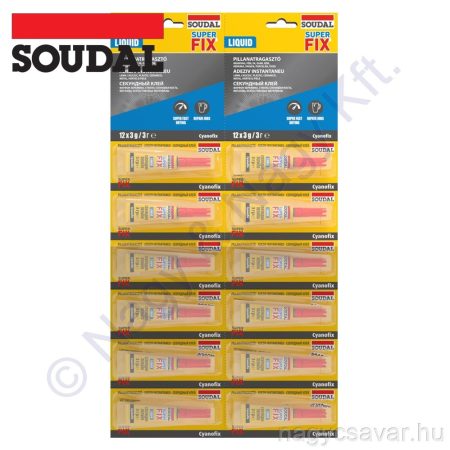 Cyanofix Super Fix Liquid 3g. SOUDAL