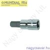 Dugókulcs 1/4" imbusz 4mm MUNDIAL