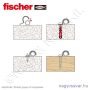 BSM 16 fém bilincs egyoldalas 100/cs Fischer
