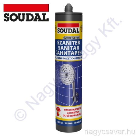 Szaniter szilikon fehér ecetsavas 280ml SOUDAL 