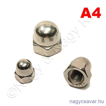 M8 zárt anya Din 1587 A4