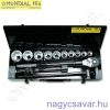 Dugókulcs klt. 3/4" 22-50mm-ig fém dobozban MUNDIAL Dugókulcs klt. 3/4" 22-50mm-ig fém dobozban MUNDIAL