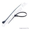 Kábelkötegelő 4,8x200 fekete oldható 50db/cs Kábelkötegelő 4,8x200 fekete oldható 50db/cs
