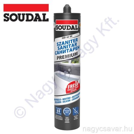 Szaniter Prémium átlátszó 280ml SOUDAL