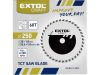 Körfűrészlap 250×30mm T60 3,1mm 6.1001/p EXTOL Körfűrészlap 250×30mm T60 3,1mm 6.1001/p EXTOL