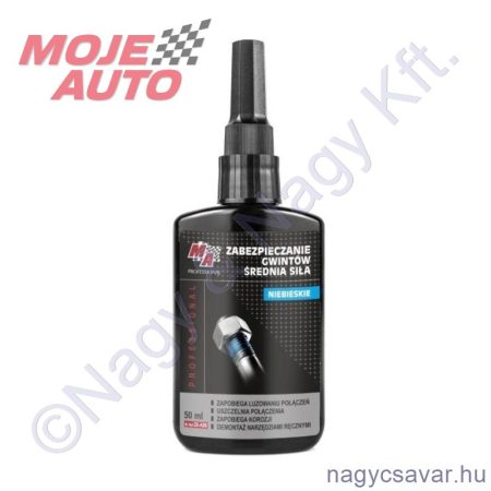 Csavarrögzítő Moje Auto oldható (kék) 50ml