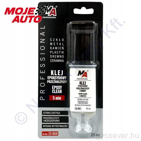 Epoxy metál 5min 25ml  Moje Auto 