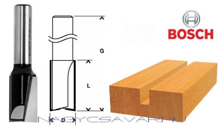 Bosch horonymaró, két vágóéllel, keményfém lapkával