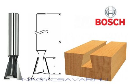 Bosch fogazómaró, két vágóéllel, keményfém lapkával