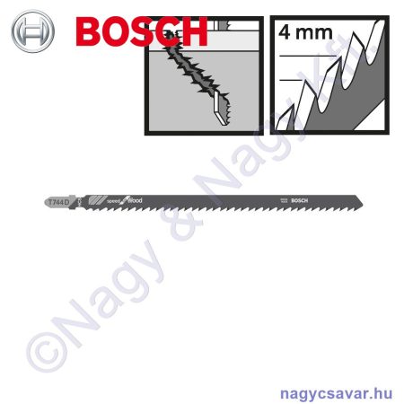 T 744 D szúrófűrészlap 180/135mm 1db BOSCH