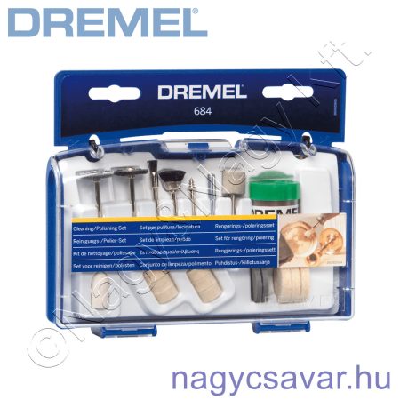 684 tisztító-polírozó készlet 20r. DREMEL