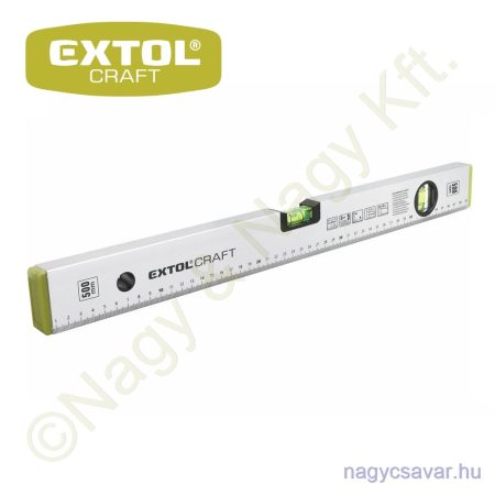 Vízmérték Alu 50cm 0,5mm/m EXTOL Craft