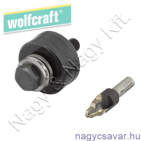 Csavaros lemezkivágó O35mm csapággyal és előfúróval WolfCraft