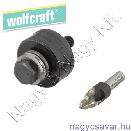 Csavaros lemezkivágó Ø35mm csapággyal és előfúróval WolfCraft