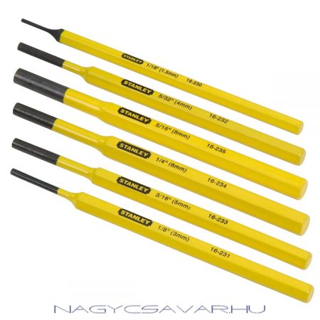 Kiütő készlet 6 r. STANLEY