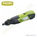   Akkus mini köszörű és fúrógép 3,6V Li-Ion 1,3 Ah 18.000 1/min, befogás 3,2mm EXTOL Craft
