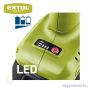Akkus metszőolló szénkefementes motor 20V Li-Ion 1x2,0Ah + töltő EXTOL Craft