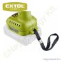 Akkus metszőolló szénkefementes motor 20V Li-Ion akku és töltő nélkül EXTOL Craft