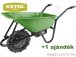 Akkus talicska 24V PbAGM akku 12Ah 150kg 80l EXTOL Craft