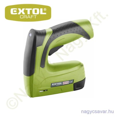 Akkus tűzőgép 4V Li-Ion 1,3Ah max. 30 lövés/perc EXTOL Craft