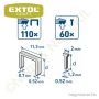 Akkus tűzőgép 4V Li-Ion 1,3Ah max. 30 lövés/perc EXTOL Craft
