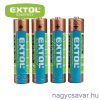 Elem AAA (LR03) alkáli, hosszú étettartam 4/cs EXTOL Energy Elem AAA (LR03) alkáli, hosszú étettartam 4/cs EXTOL Energy