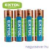 Elem AA (LR6) alkáli, hosszú élettartam 4/cs EXTOL Energy Elem AA (LR6) alkáli, hosszú élettartam 4/cs EXTOL Energy